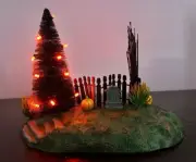 Dept 56 Halloween "Fright Night Lit Base" Brand New- Village Accessory