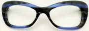 2533 - COACH 6108 Blue Glitter Varsity Stripe FRONT FACE NEW AUTHENTIC