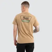 [Brixton] Linwood Standard Tee Tiger / Navy / Olive