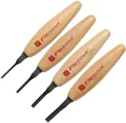 Flexcut Knife New Shallow U-Gouge Micro Tool Set MT400