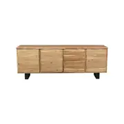 [James Lane] Madras Natural Acacia Wood Buffet - 200cm