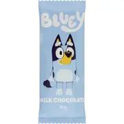 Bluey Milk Chocolate Bar for Kids 20g X 6 Bars
