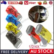 3 LED Wind Up Flashlight Torch Lights Dynamo Crank Hand Press Camping Lamp Light