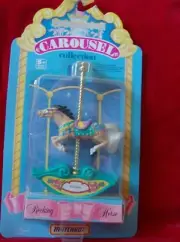 Rare Vintage Matchbox Carousel Toy Rocking Horse Finesse MOC 1990 Free shipping