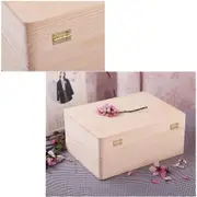 100pcs+400Screw Nails Small Mini Decorative Jewelry Cigar Box Hinges Brushed Brass+Nails AU