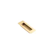 MANOVELLA Sliding Door Flush Pull - 120mm x 40mm - Satin Brass
