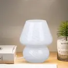 3-Color Mushroom Shape Table Lamp Murano Style Bedside Table Lamp Home Decor
