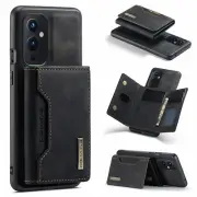 For OnePlus 9 10 11 Pro R Luxury Wallet Card Pocket Leather Magnetic Case Cover