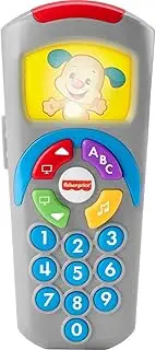 Fisher-Price Baby Learning Toy Laugh & Learn Puppy’s Remote Pretend TV Control with Music & Lights for Infants Ages 6+ Months