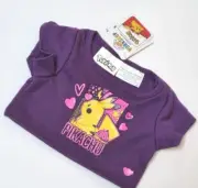 BUILD A BEAR Pikachu Valentines Pokemon T Shirt BNWT