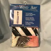 Hatteras Wind Art Windsock 6" x 58" Vintage Custom Decor, Inc #1107 $21.99