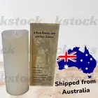 LED Flameless Real Candle Wax White Candle w/ Remote Timer Flicker