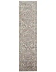 [Rug Culture] Heriz Mushroom Runner Rug in Brown