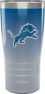 Tervis Traveler NFL Detroit Lions - Ombre Triple Walled Insulated Tumbler Travel Cup Keeps Drinks Cold & Hot, 20oz, Stainless Steel