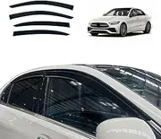 OAD4X4 Weathershields Compatible with Mercedes-Benz C-Class W206 Sedan 2021-Onwards, Weather Shields Window Visors Wind Deflectors Sun Rain Guard 4PCS Set