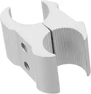 Pipe Clamps Clamp Wheelchair Pipe Holder Walker Cane Holder Wheelchair Accessory Aluminum Alloy Silver