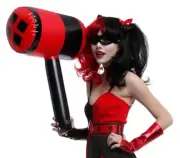 1 HARLEY QUINN INFLATABLE JUMBO MALLET 23" Blow Up Clown Hammer Batman DC Comic