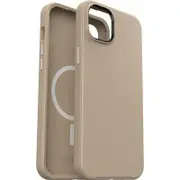 OtterBox Apple iPhone 14 Plus Symmetry Series+ Antimicrobial Case for MagSafe - Don't Even Chai (Brown) (77-90727)