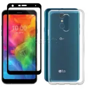Anti-Shatter Screen Protector High Grade TPU Case for LG Q7+ Q610TA T-Mobile USA