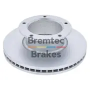 Bremtec Euro-Line GeoZinc Coated Brake Rotor - BDR60499EL