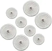Amosfun 8Pcs Elastic Meat Netting for Sausage Ham Kitchen Twine Lengths for Wrapping Packing Meats for Poultry BBQ Use