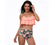 Sexy Bikini Women Bathing Pattern Printing Swimsuit Beach Suit - 4
