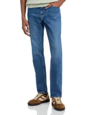 Theory Beryl Raffi Regular Fit Jeans in Mid Blue