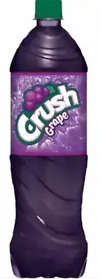Sunkist Grape Soda 1-Liter Bottle - Refreshing Soft Drink ( 2 - 1 Liter Bottle)