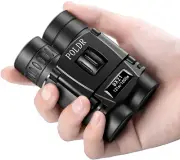 POLDR 8x21 Compact Binoculars - Adults Kids - Bird Watching