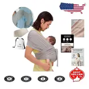 Comfort-Focused Baby Wrap with Easy Adjustments & Ergonomic Support - Khaki Grey