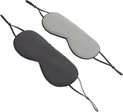 DINHEAROM 2Pcs Sleeping Eye Masks Breathable Travel Eye Protectors for Comfortable Naps and Relaxation Soft Light Blocking Eye Shades and