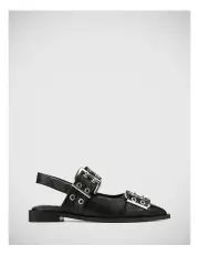[Wittner] Daxton Leather Slingback in Black