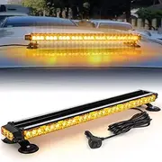 RONSTA 30" 60 Emergency LED Strobe Light Bar, Caution Beacon Lights for Trucks Amber Warning Safety Flashing Lights with Magnetic and 16 ft Straight Cord for Vehicle Forklift