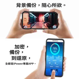 [SPT聖保德]【iPhone 備份】多功能快充加密備份豆腐充電器 USB-A高速版 - 回憶捕手iPower Pro + SAMSUNG 256G