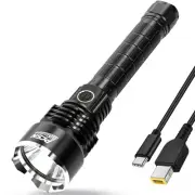 Brightest Rechargeable Flashlights High Lumens - PFSN 6000LM Super Bright Tac...