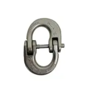 5/16" Hammerlock Coupling Link Safety Chain 3410 Lb WLL Stainless Steel T318LN