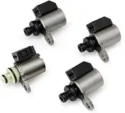 JF011E 4PCS Transmission CVT Valve Body Solenoids Compatible for Altima Rogue Sentra Caliber 2.5L QR25DE Engine