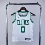 NIKE JAYSON TATUM #0 YOUTH L BOSTON CELTICS WHITE JERSEY BASKETBALL KOBE BRYANT