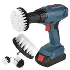 Drill Brushes Bathroom Cleaning Kitchen Tile Cleaner Electric Grinding
