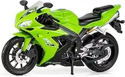 For Yamaha R1 1:12 Ratio Vehicle Model Alloy Simulation Car Locomotive Car Doll Dress Up Toy Car Motorcycle Racing Model Mini Motorcycle Sculpture Finished Ornament Gift Motorcycle model(Green)