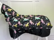 AXIOM 1800D BALLISTIC UNICORN LIGHT WATERPROOF HORSE COMBO RUG - 5' 9"