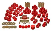 ENERGY HYPER-FLEX FULL MASTER BUSHING FOR 87-95 JEEP WRANGLER YJ RED (2.18101R) (for: Jeep)