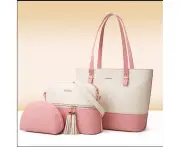 Women Handbags Purse Ladies Boho Shoulder Bag Pink