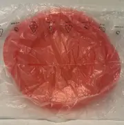 Tupperware Colander Strainer Collapsable Red New 9”