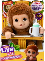 Little Live Pets My Lil' Baby Monkey Plush Single Pk