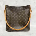 LOUIS VUITTON 路易威登 肩背包 M51145 老花MONOGRAM LOOPING GM 日本直送 二手