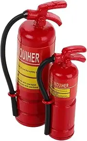 KOMBIUDA 2pcs Mini Fire Extinguisher Model Extinguishers Miniature Tiny Dollhouse Fire Extinguisher Survival Dollhouse Tools Dollhouse Decor Fire Extinguisher Small Plastic Red