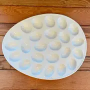 New Cordon Bleu Deviled Egg Plate Hods 24 Halves 15x12.5x.75" Easter Picnic BBQ