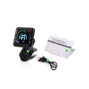 TZT MT90R Tuner Metronome Rechargeable Clip on Tuner for Violin Bass Guitar