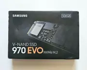 NEW Samsung V-NAND SSD 970 EVO NVMe M.2 500GB Internal Solid State Drive